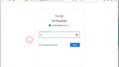 Logga in – Google Konton.